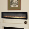 40-100in LED Fireplace Media Wall Fire Wall Mounted / Standing Electric Heater