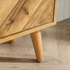 Sideboard 2 Doors Natural Storage Cupboard Cabinet Home Living Room Furniture