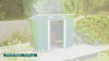 7 x 4ft Outdoor Garden Storage Shed for Backyard Patio Green