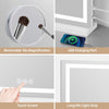 ELECWISH Hollywood Mirror LED Lighted Vanity Makeup Mirror 70*55cm 10x Magnifier