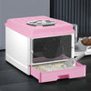 Large Self-Cleaning Hooded Cat Litter Box Enclosed Kitten Toilet Box Potty Tray