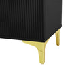 HALLWAY FURNITURE SET WARDROBE WITH COAT RACK SHOE CABINET BENCH & CUSHION BLACK