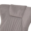 Light Grey Velvet Single Sofa Rocking Chair Recliner Lounge Living Room Armchair