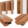 Internal Bi Folding Concertina Accordion Door PVC Sliding Divider Doors Bathroom