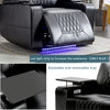 Electric Pu Leather Recliner Chair W/ USB Charge Port Sofa Gaming Home Armchair