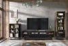 200cm Loft Retro Industrial TV Unit I Vintage Oak Cabinet I Cupboard Sideboard