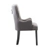 Velvet Pull Door Knocker Studded Dining Kitchen Accent Chairs Luxury Windsor