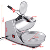 200W Portable Electric Ice Shaver Ice Crusher Machine Snow Cone Maker Silver