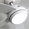 52"Ceiling Fan Chandelier Fan Light Remote Control/Reversible/Timer/3 Colour LED