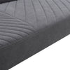 Modern 3 Seater Fabric Sofa Bed Recliner Leaning Couch Settee Home Theater Futon