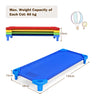 Kids Stackable Daycare Cot 130 x 58cm Toddler Space Saving Naptime Sleeping Cot