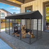 XXL-Large Outdoor Dog Kennel Pet House Enclosure Run Cage Galvanized Steel Fence