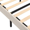 Fabric Upholstered Platform Bed 4ft6 Double Bed Frame with Headboard in Velvet