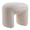 Teddy Plush Ottoman Footstool Pouffe Dressing Table Stool Makeup Seat Bedroom UK