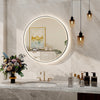 Illuminate LED Bathroom Mirror Dual Light 3 Color Dimmable Makeup Mirror 60x60