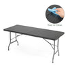 6FT Folding Table Bench Trestle Portable Party Picnic BBQ Camping w/ Metal Frame