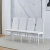3/5Pcs Small Space Dining Set Square Glass Dining Table+ 2/4 Dining Chairs Home