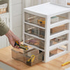 3-6Tier Plastic Chest of Drawers Bedside Cabinet Home Tidy Storage Shelving Unit