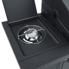Gas BBQ Grill with 7 Burners Barbecue Black Powder-coated Steel