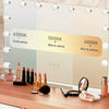 Hollywood Vanity Mirror with Lights, 58x42cm, 15 Bulbs, 3 Color Modes