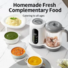 Baby food Maker with Dual Zone Steamer, Blender, Self-Clean With LED Touch Panel