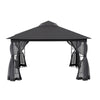 Large Party Gazebo 13x10ft - Weatherproof Mesh Side Panels Included
