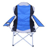 Folding Camping Deluxe Chairs Heavy Duty Luxury Padded with Cup Holder High Back