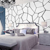 3D Black & White Wallpaper Roll Living Room Hotel TV Background Wall Paper Decor