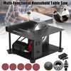 Multi Mini Table Saw Woodwork Cutting Tool Home Polish Machine Bench with Blade