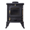 Fireplace Cast Iron Heater Home Log Burning Flame Effect Living Room Stove 4500W
