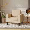 Modern L-Shaped Corner Sofa 2 3 Seater Armchair Couch With Footstool
