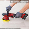 Cordless Car Buffer Polisher Orbital Polisher 6 Speeds for Milwaukee M18 Battery