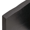 Wall Shelf Dark Grey 220x60x4 Treated Solid Wood Oak G7D3