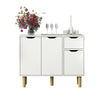 Living Room Sideboard Storage Cabinet with 2 Doors 2 Drawers TV Stand Cabinet