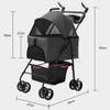 Pet Stroller Dog Cat Puppy Pram Pushchair Travel Cart Jogging Buggy Carrier NEW