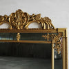 Mirror Extra Large Full Length Wall Vintage Antique Gold Crested Leaner 183x91cm