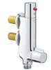 Modern Mini Vertical Thermostatic Shower Mixer Valve Suitable for Static Caravan