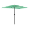 Garden Parasol with Steel Green 300x200x250 G3U7