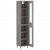 Gecheer Bookcase Storage Shelving Unit Freestanding Highboard Sideboard A1E6