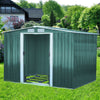 Backyard Storage Shed 10 x 8ft Tool House &Free Base Apex Roof Garden Shed Green