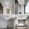 Modern Crystal Ceiling Light Pendant Light Chandelier LED Lamp Bedroom Hallway
