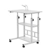 Height Adjustable Mobile Laptop Table Over Sofa Bed Computer Desk Lap Tray Stand