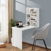 Foldable Floating Desk w/ 3-tier Tilt Storage Partition Wall Mounted Desk
