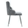 Upholstered Leisure Sofa Chair Velvet Armless Accent Chair Ergonomic Backrest UK