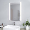 Illuminated LED Bathroom Mirror With Lights Touch Sensor Wall Mounted 500x700mm