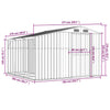Lechnical Garden Shed Green 277x279x179 Galvanised Steel,Garden Storage W9C3