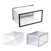 12x Transparent Shoe Display Boxes Sneaker Trainers Organizer Box Case Stackable