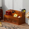 Vintage Wooden Small Cabinet Storage Box Desktop Organizer Unit Display Shelving