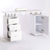 Mobile Nail Station Salon Manicure Table Desk Art Beauty Storage Drawers Cabinet