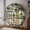 Mental Flower Shelf Plant Display Stand Outdoor Indoor with Grow Light Garden UK